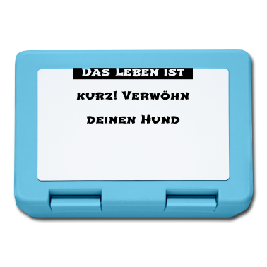 Hunde Brotdose - hund - verwöhn deinen Hund