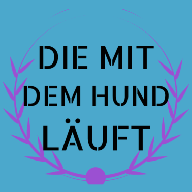 Motiv hund - die mit dem Hund läuft