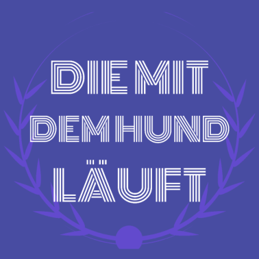 Motiv hund - die mit dem Hund läuft