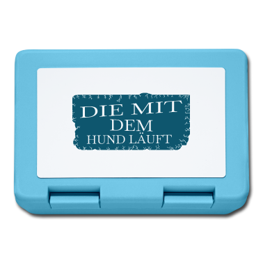 Hunde Brotdose - hund - die mit dem Hund läuft