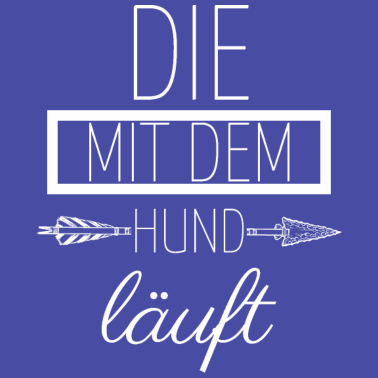 Motiv hund - die mit dem Hund läuft