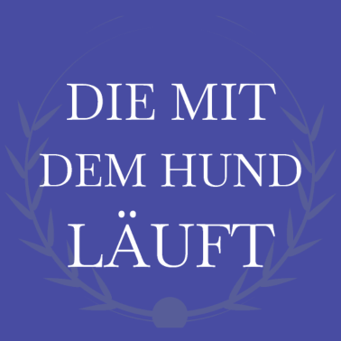 Motiv hund - die mit dem Hund läuft