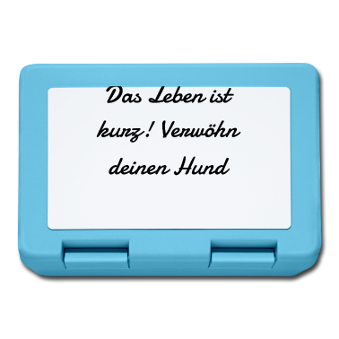 Hunde Brotdose - hund - verwöhn deinen Hund