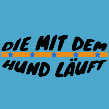 Motiv hund - die mit dem Hund läuft