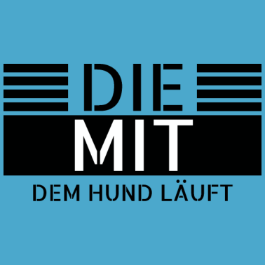Motiv hund - die mit dem Hund läuft