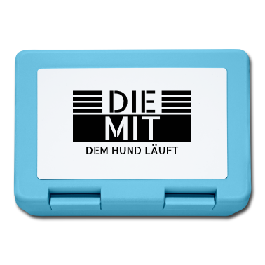 Hunde Brotdose - hund - die mit dem Hund läuft