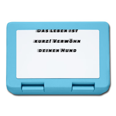 Hunde Brotdose - hund - verwöhn deinen Hund