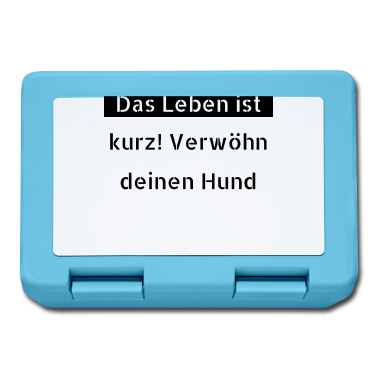 Hunde Brotdose - hund - verwöhn deinen Hund