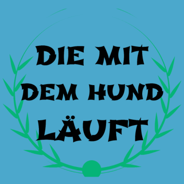 Motiv hund - die mit dem Hund läuft