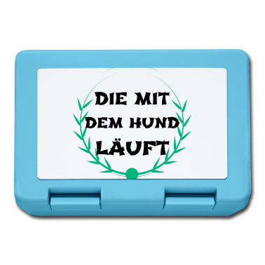 Hunde Brotdose - hund - die mit dem Hund läuft
