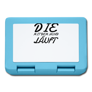 Hunde Brotdose - hund - die mit dem Hund läuft