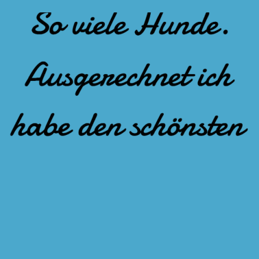 Motiv hund - mein Hund ist der schönste