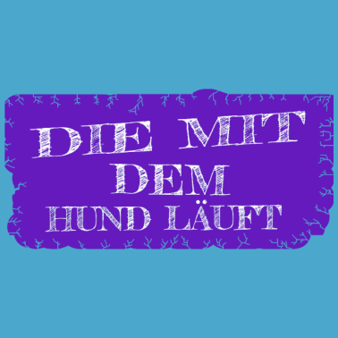 Motiv hund - die mit dem Hund läuft