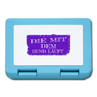 Hunde Brotdose - hund - die mit dem Hund läuft