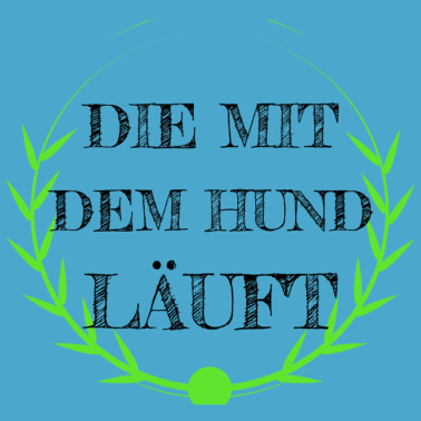 Motiv hund - die mit dem Hund läuft