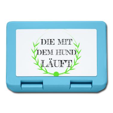 Hunde Brotdose - hund - die mit dem Hund läuft