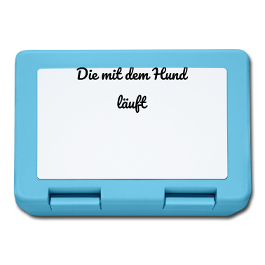Hunde Brotdose - hund - die mit dem Hund läuft