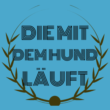 Motiv hund - die mit dem Hund läuft