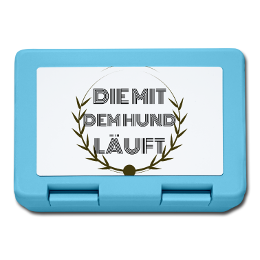 Hunde Brotdose - hund - die mit dem Hund läuft