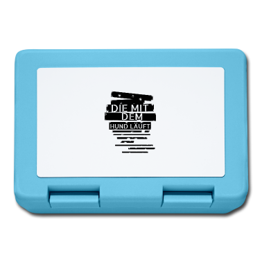 Hunde Brotdose - hund - die mit dem Hund läuft