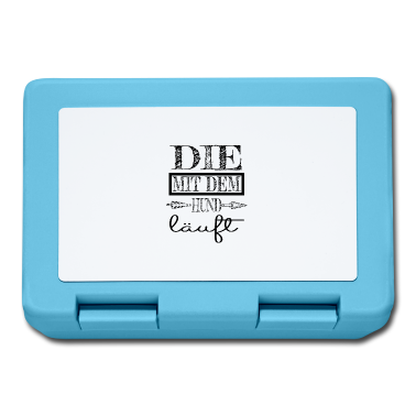 Hunde Brotdose - hund - die mit dem Hund läuft