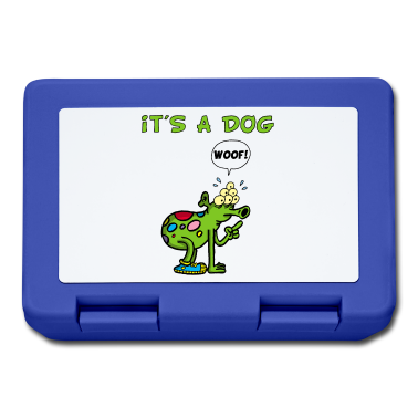 Hunde Brotdose - Er ist ein Hund.