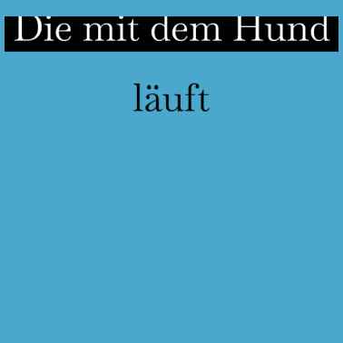 Motiv hund - die mit dem Hund läuft