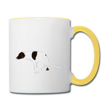 Hunde Tasse - English Pointer Hund bei seinem Geschäft I