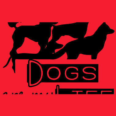 Motiv Dogs are my Life Hund Tier Haustier Geschenk