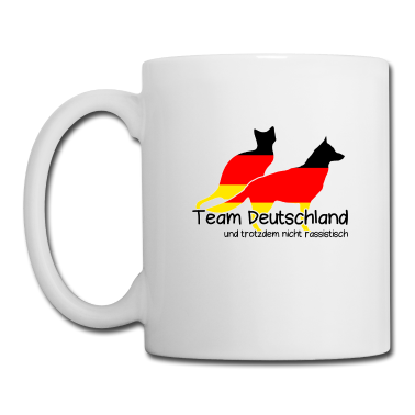 Hunde Tasse - Team Deutschland Haustier Geschenk