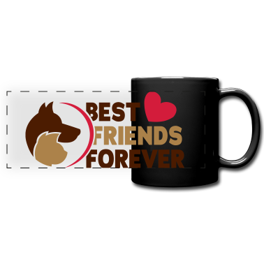 Hunde Tasse - Pets Dog & Cat best friends forever! Beste Freunde