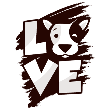 Motiv Love Hunde Tierliebhaber Liebe