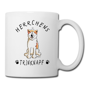 Hunde Tasse - Akita Herrchens Trinknapf Tasse I Hund