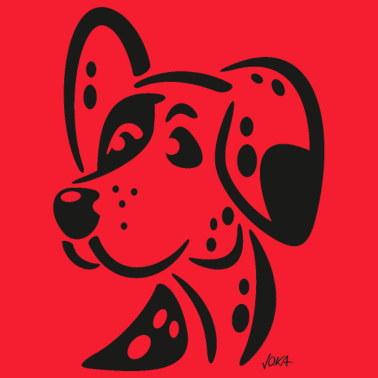 Motiv The Dog - minimalistisches, geniales Design