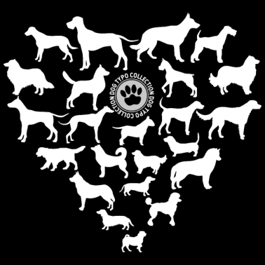 Motiv Dog Collection | Ein Herz für Hunde | Hundeherz