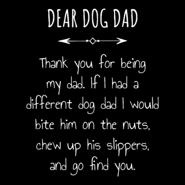 Motiv Mens Lieber Hund Papa Danke, dass du mein Daddy bist