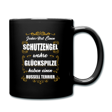 Hunde Tasse - Russell Terrrier Schutzengel Glückspilz Hunde