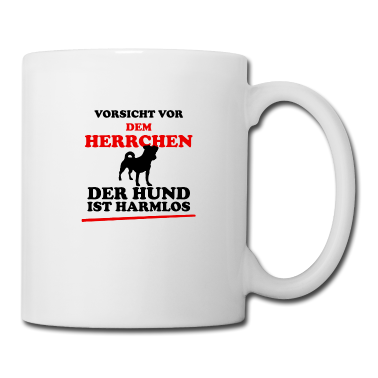 Hunde Tasse - Vorsicht vor dem Hund Dog Geschenk Welpe Herrchen
