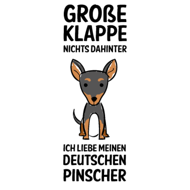 Motiv Lustiges Deutscher Pinscher T-Shirt