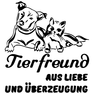Motiv Tierfreund Tier Haustier Freund Liebe Geschenk