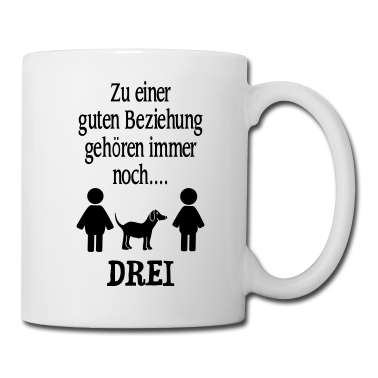 Hunde Tasse - Paar Hund Liebe Spruch