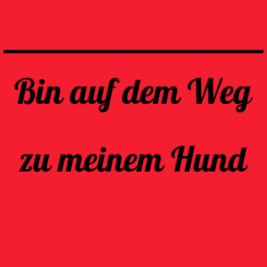 Motiv hund - auf dem Weg zu meinem Hund