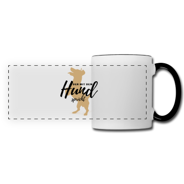 Hunde Tasse - DER MIT DEM HUND SPRICHT - Hund Hunde-Shirt