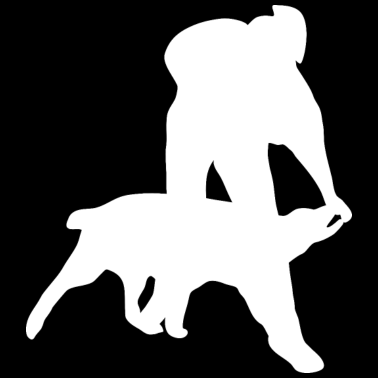 Motiv Hund und Hunde Besitzer