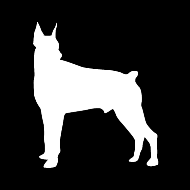 Motiv Hund Silhouette Hunde