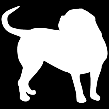 Motiv Hund Silhouette Hunde