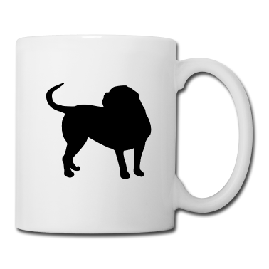 Hunde Tasse - Hund Silhouette Hunde