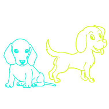 Motiv Fantasy Hund Hunde