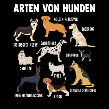 Motiv Hund Hunde Hunde-Arten Geschenk