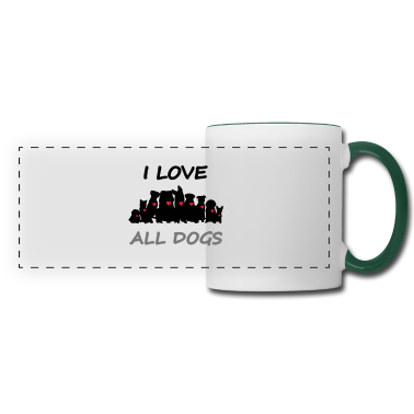 Hunde Tasse - Ich liebe alle Hunde, Hund
